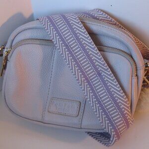 Pom Pom London Original Crossbody Purse - Lavender - Leather